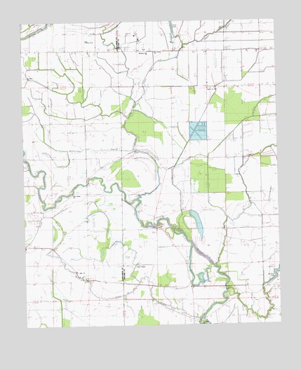 Rattlesnake Bayou, MS USGS Topographic Map