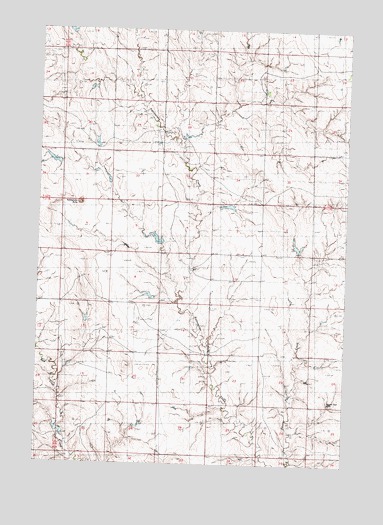 Rattlesnake Butte, SD USGS Topographic Map