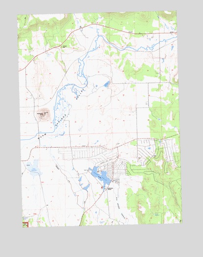 Rattlesnake Butte, CA USGS Topographic Map