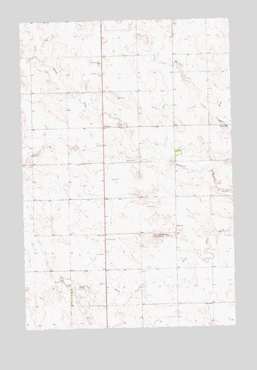 Rattlesnake Butte, ND USGS Topographic Map