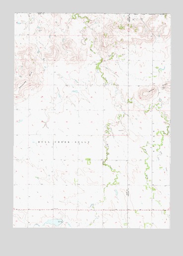 Rattlesnake Butte East, SD USGS Topographic Map