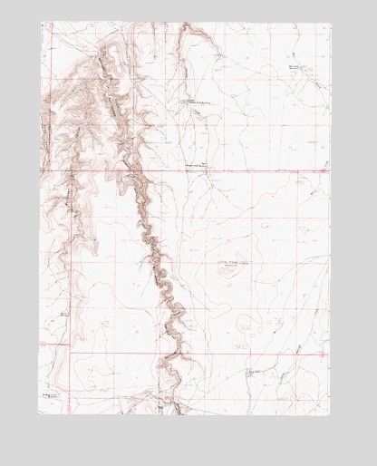 Rattlesnake Canyon, OR USGS Topographic Map