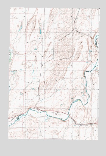 Rattlesnake Canyon, WA USGS Topographic Map