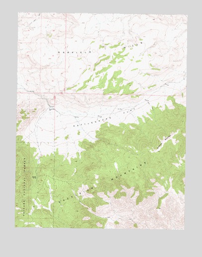 Rattlesnake Flat, NV USGS Topographic Map