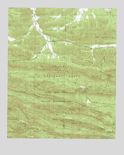 Big Fork, AR USGS Topographic Map