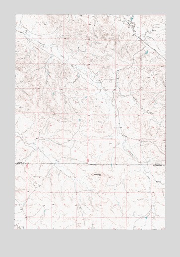 Rattlesnake Hill, MT USGS Topographic Map