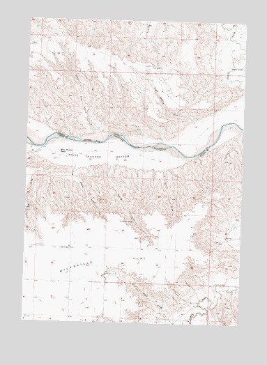 Rattlesnake Lake SE, SD USGS Topographic Map