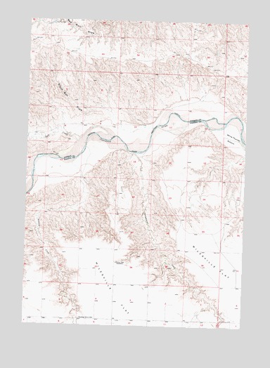 Rattlesnake Lake SW, SD USGS Topographic Map