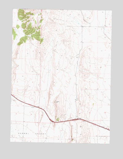 Rattlesnake Pass, UT USGS Topographic Map