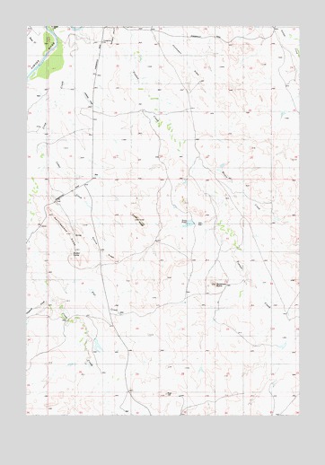 Rattlesnake Ridge, MT USGS Topographic Map