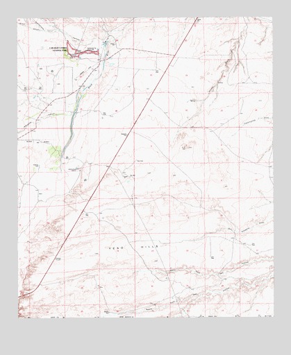 Rattlesnake Springs, NM USGS Topographic Map