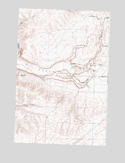 Rattlesnake Springs, WA USGS Topographic Map