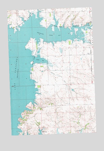 Raub NW, ND USGS Topographic Map