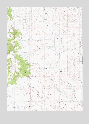 Raven, WY USGS Topographic Map