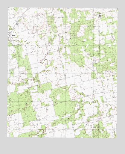 Raven Creek North, TX USGS Topographic Map
