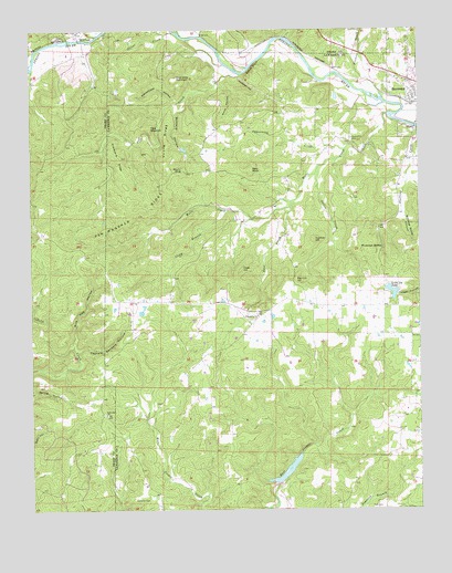 Ravenden, AR USGS Topographic Map