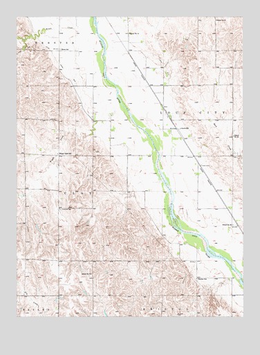Ravenna NW, NE USGS Topographic Map