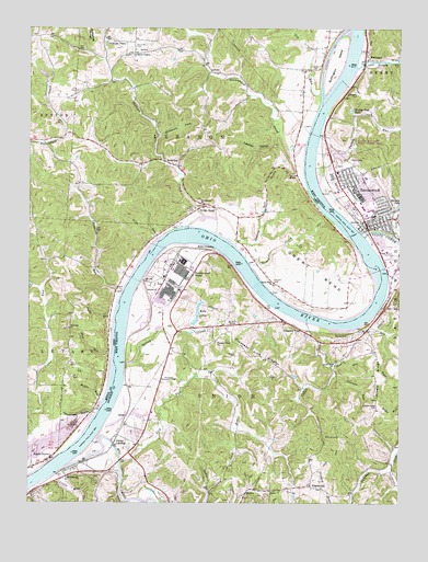 Ravenswood, WV USGS Topographic Map