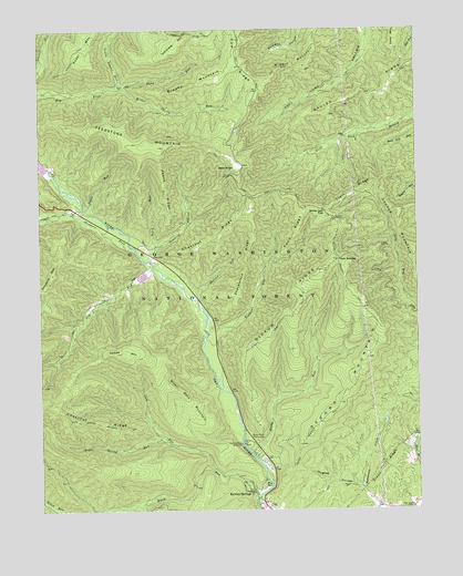 Rawley Springs, VA USGS Topographic Map