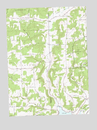 Rawson, NY USGS Topographic Map