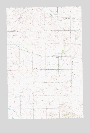 Rawson, ND USGS Topographic Map