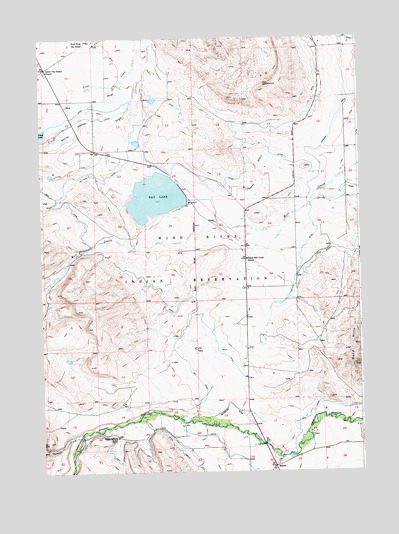 Ray Lake, WY USGS Topographic Map