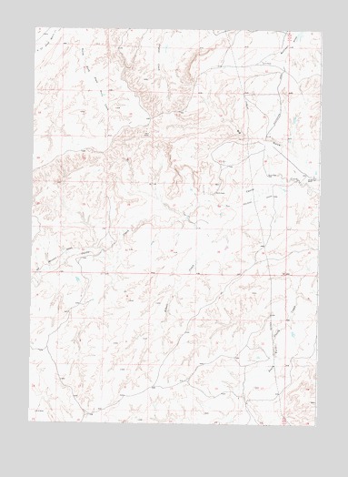Big Gulch, WY USGS Topographic Map