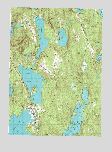 Raymond, ME USGS Topographic Map