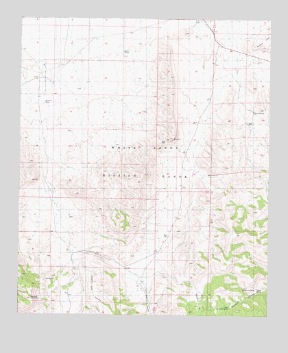 Big Gyp Mountain, NM USGS Topographic Map