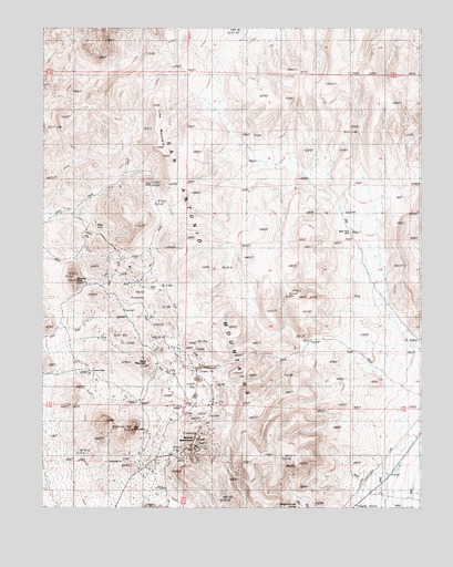 Rays, NV USGS Topographic Map