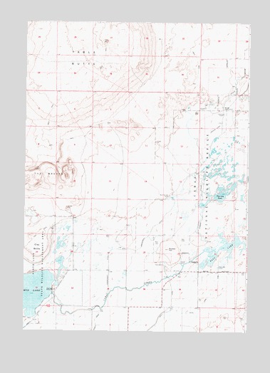 Rays Lake, ID USGS Topographic Map