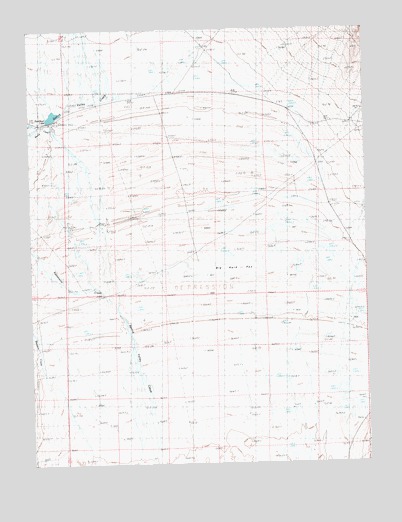 Big Hard Pan, NV USGS Topographic Map
