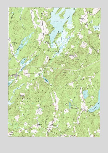 Razorville, ME USGS Topographic Map