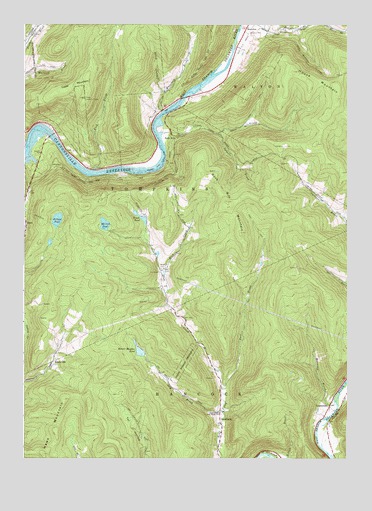 Readburn, NY USGS Topographic Map