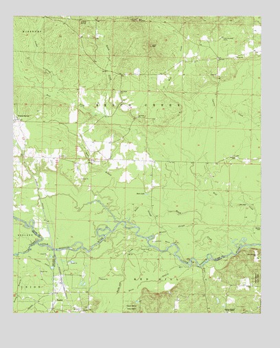 Reader, AR USGS Topographic Map