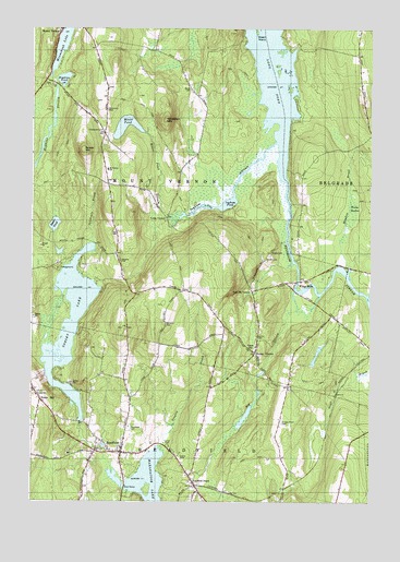 Readfield, ME USGS Topographic Map