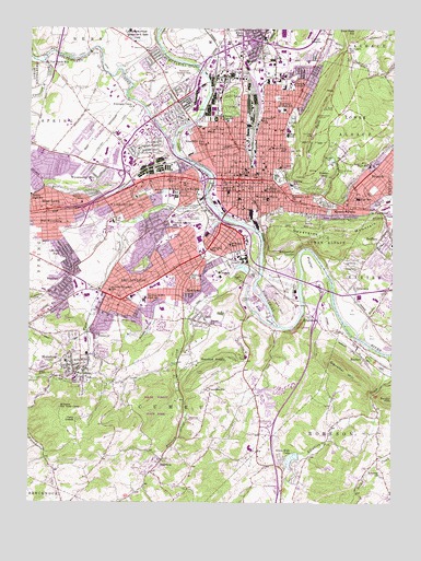 Reading, PA USGS Topographic Map