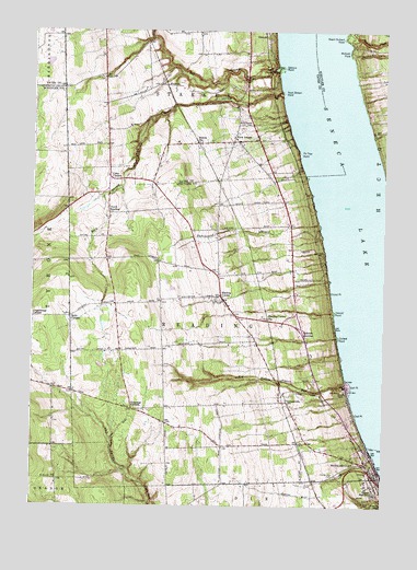 Reading Center, NY USGS Topographic Map