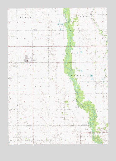 Readlyn, IA USGS Topographic Map