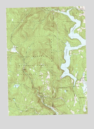 Readsboro, VT USGS Topographic Map