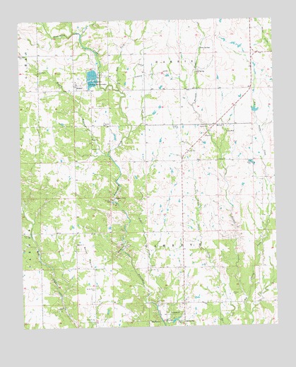 Reagan, OK USGS Topographic Map