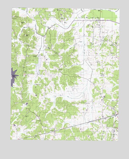 Reagan, TN USGS Topographic Map
