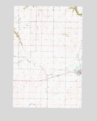 Reardan West, WA USGS Topographic Map