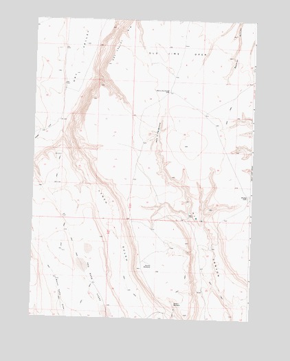 Red Bank Lakes, OR USGS Topographic Map