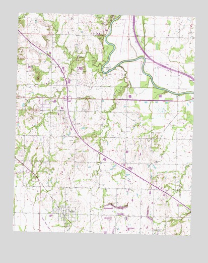 Red Bird, OK USGS Topographic Map