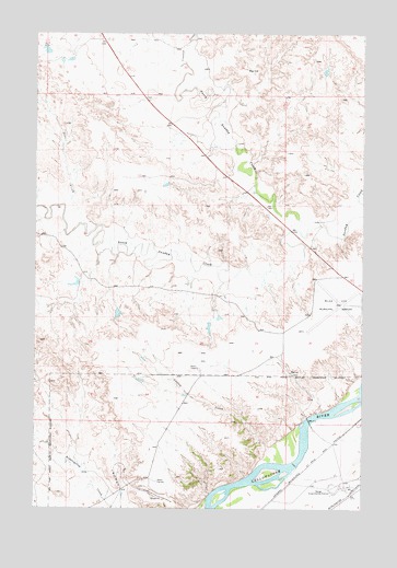 Big Hill, MT USGS Topographic Map