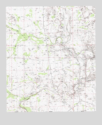 Red Bluff, NM USGS Topographic Map