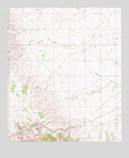 Red Bluff Draw, NM USGS Topographic Map