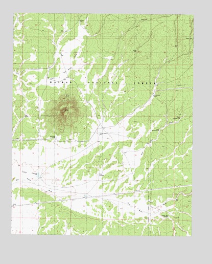Red Butte, AZ USGS Topographic Map