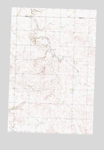Red Butte, ND USGS Topographic Map